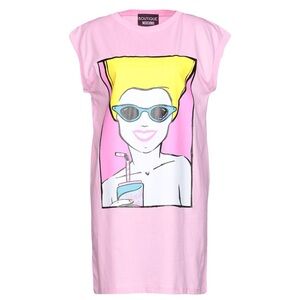 Boutique Moschino baby pink cotton dress size small